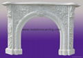 Marble fireplace surround,mantle,mantel