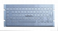 stainless steel industrial kiosk metal keyboard