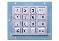 metal keypad ( ATMs PINPAD)