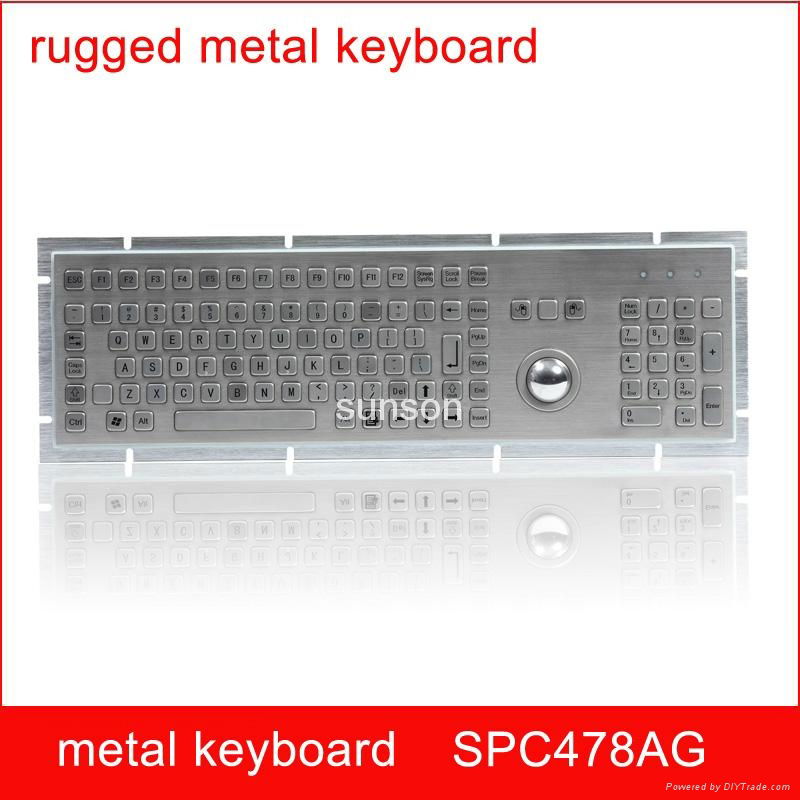 stainless steel metal keyboard (industrial keyboard, metal keyboard)