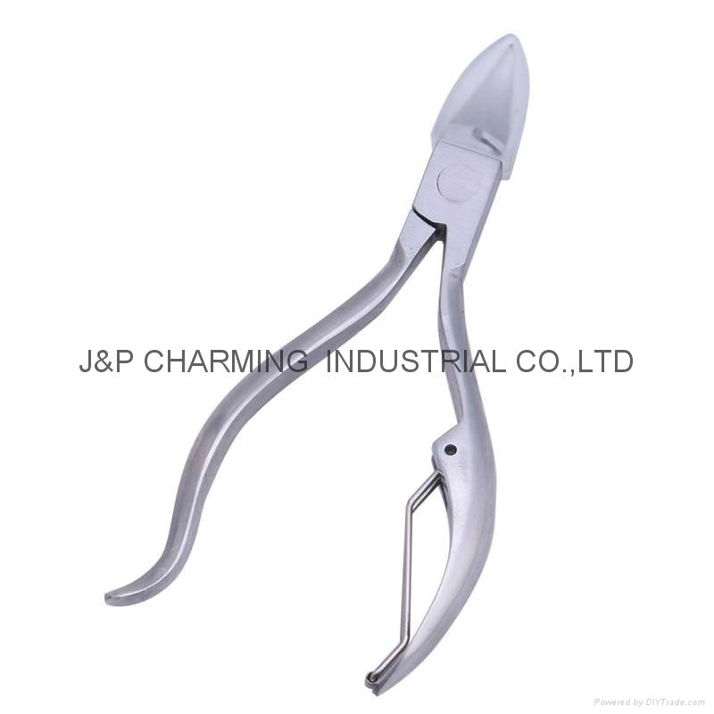 Professional Stainless Steel Toe Nail Nipper Clipper Cutter Ingrown Pedicure