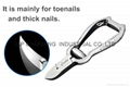 Professional Cuticle Cutter Stainless Steel  Ingrown Toenails Nipper 1