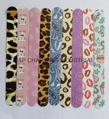 lovely nail file ,colorful emery board,nail file with printing 17.8X2cm