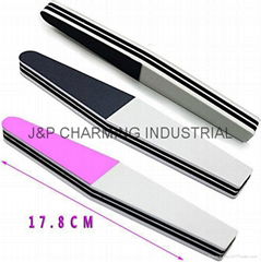 diamond nail polishing file nail shiner 3 step nail buffer