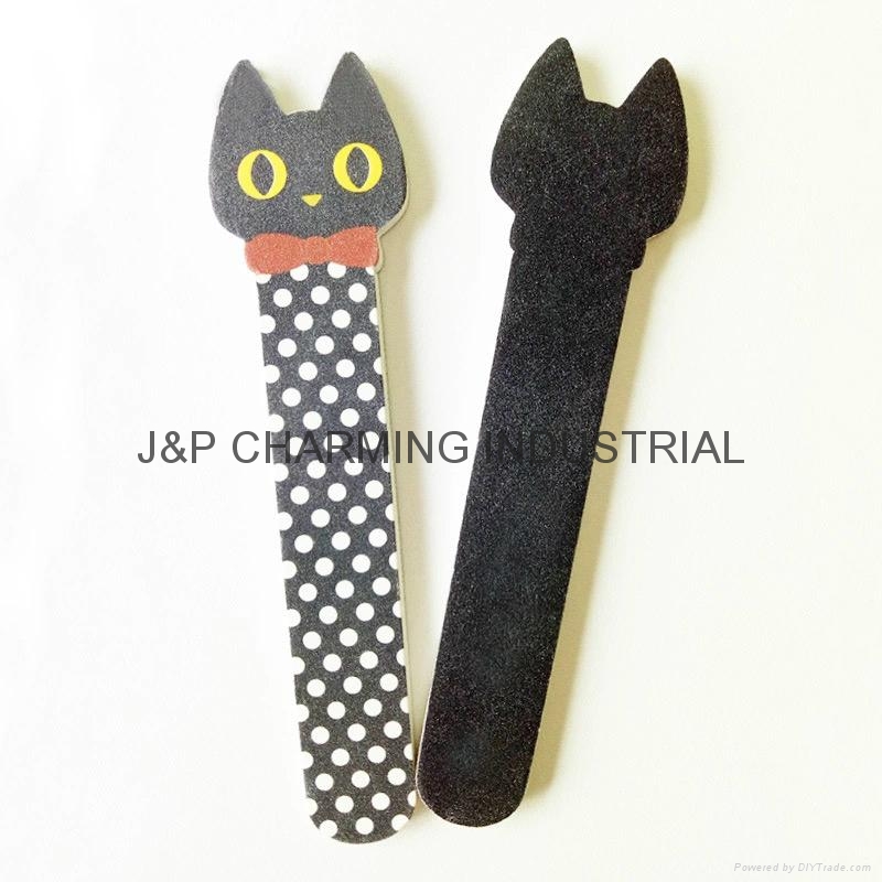 cute emery board,nail file with animal design J&P (China Manufacturer