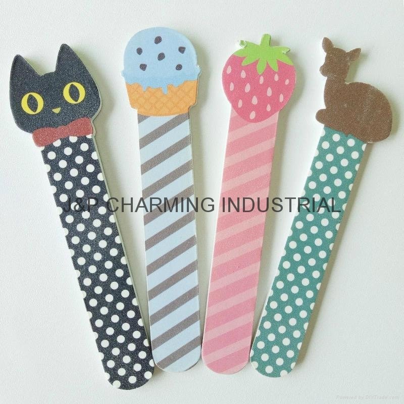 cute emery board,nail file with animal design