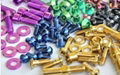 Colorful titanium Ti bolts screws for bike bicycle motor car  1