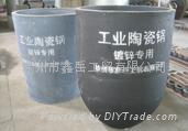 “industrial ceramic” zinc pot