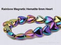 Rainbow Magnetic Hematite beads 1