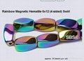 Rainbow Magnetic Hematite beads 2