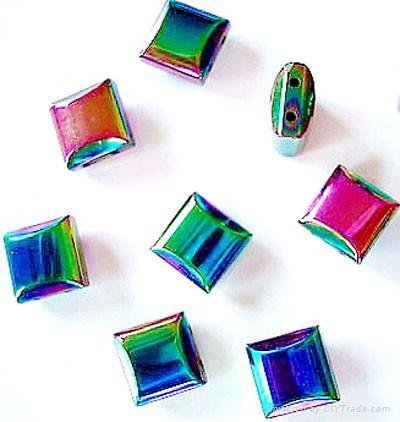 Rainbow Magnetic Hematite beads 3