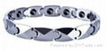 Tungsten steel Bracelet & jewelry with magnet or germanium, minus ions