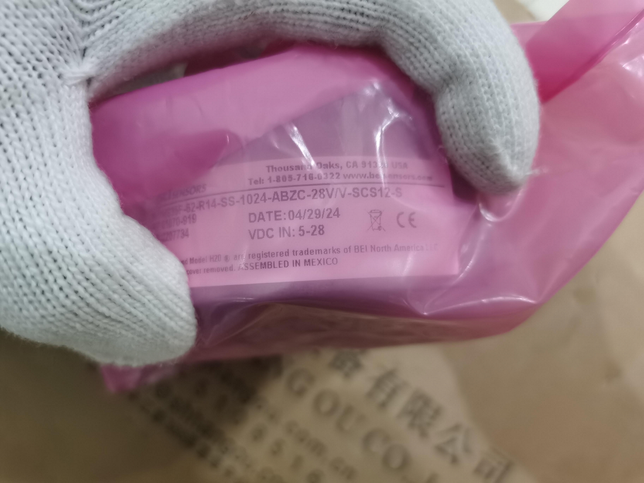BEI編碼器HS35F-62-R14-SS-1024-ABZC-28VV-SCS12-S01070-919 2