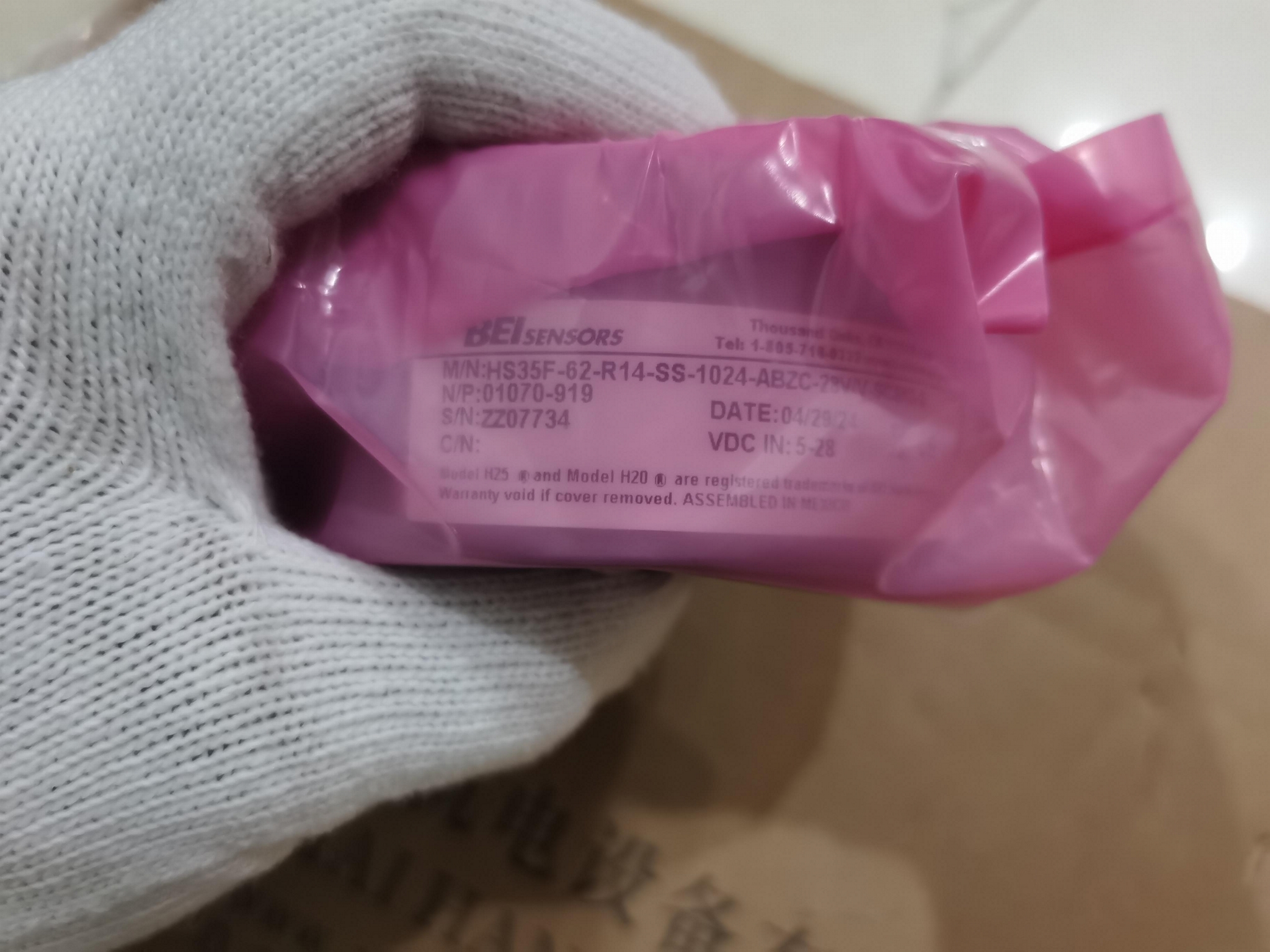 BEI編碼器HS35F-62-R14-SS-1024-ABZC-28VV-SCS12-S01070-919 3