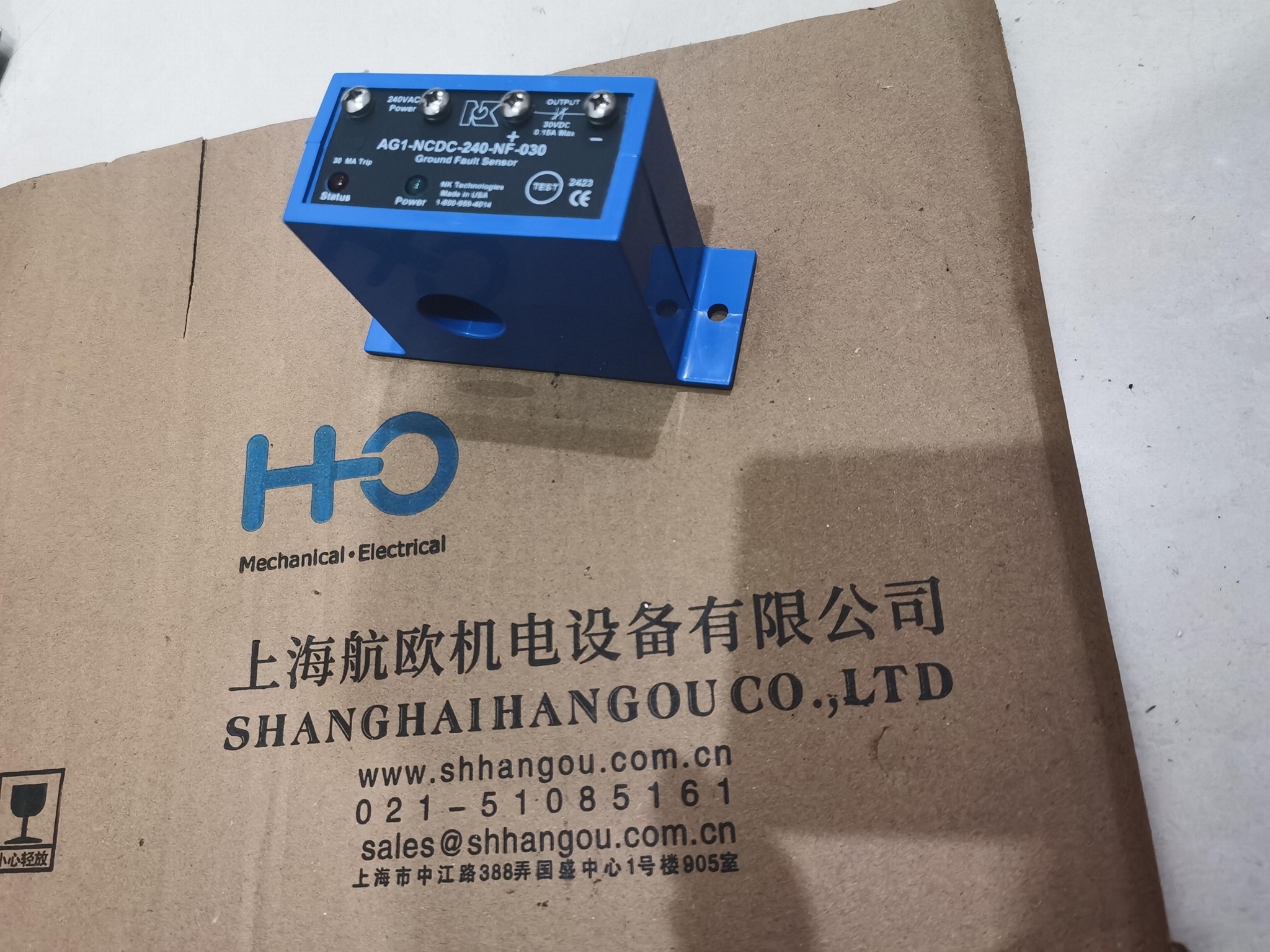 NK technologies接地故障傳感器AG3-SDT1-24U-ENE-TR3N 4