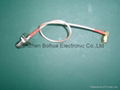 TNC female straight bulkhead to SMA male right agnle with 50-1000mm RG316 cable