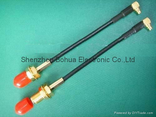 SMA female to MMCX male Right angle with RG174 cable 5