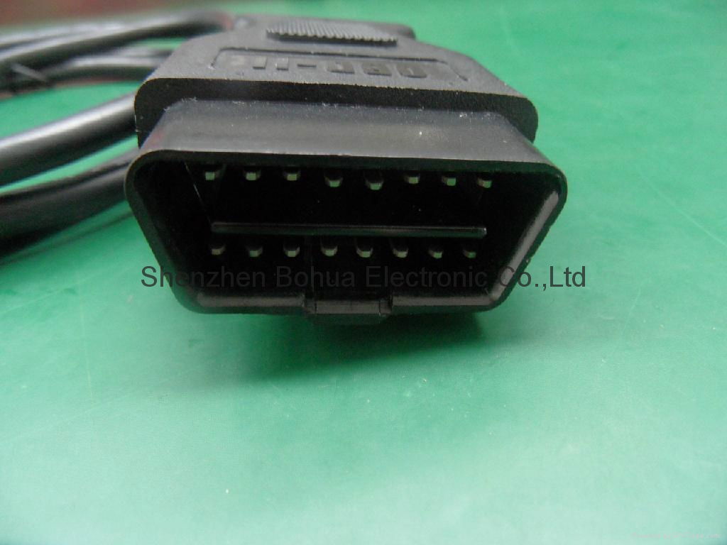 OBD II male straight to ODB II female straight with 500mm length cable 3