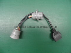 OBD II female straight to Deutsch 6pin femle and male with 500mm length cable