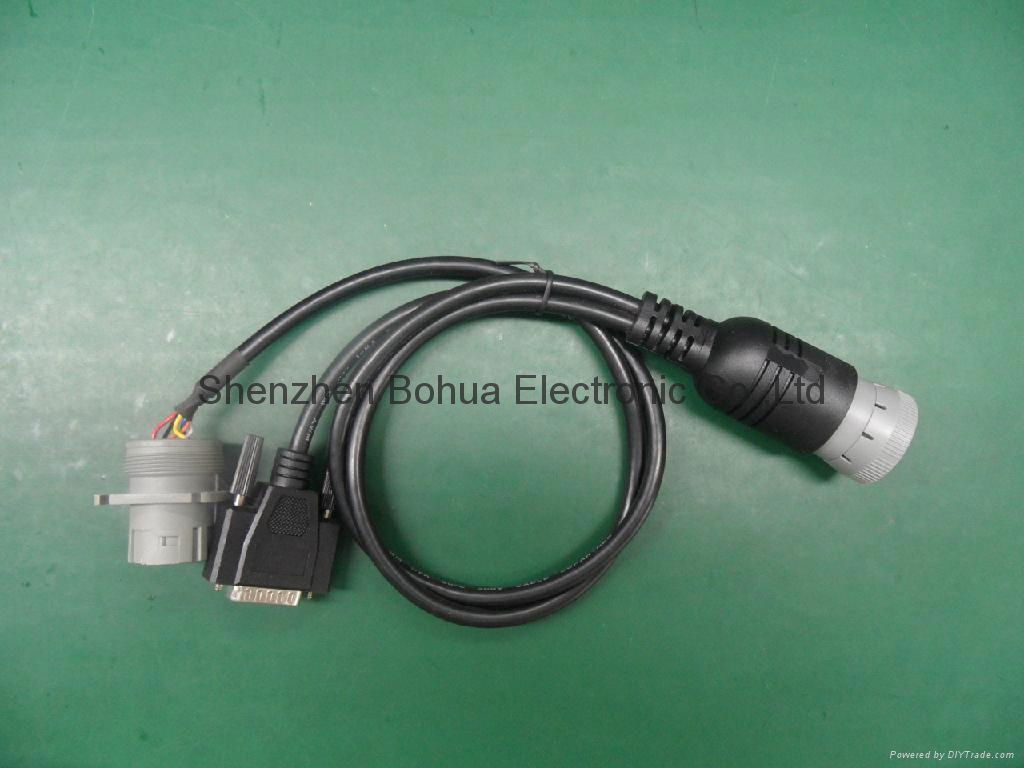 Deutsch 6pin femle to Deutsch 6pin male and DB15 male with 500mm length cable