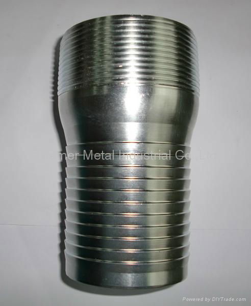 galvanized carbon steel king combination nipples