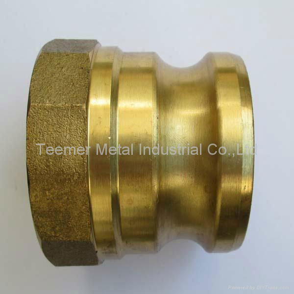 Brass cam and groove coupling part B 2