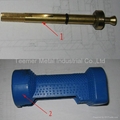 blue cover brass wash down gun 3