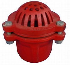 cast iron foot valve