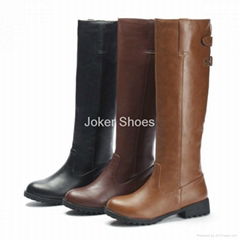 Ladies Fashion Boots Flat Small order quantities size 33-47