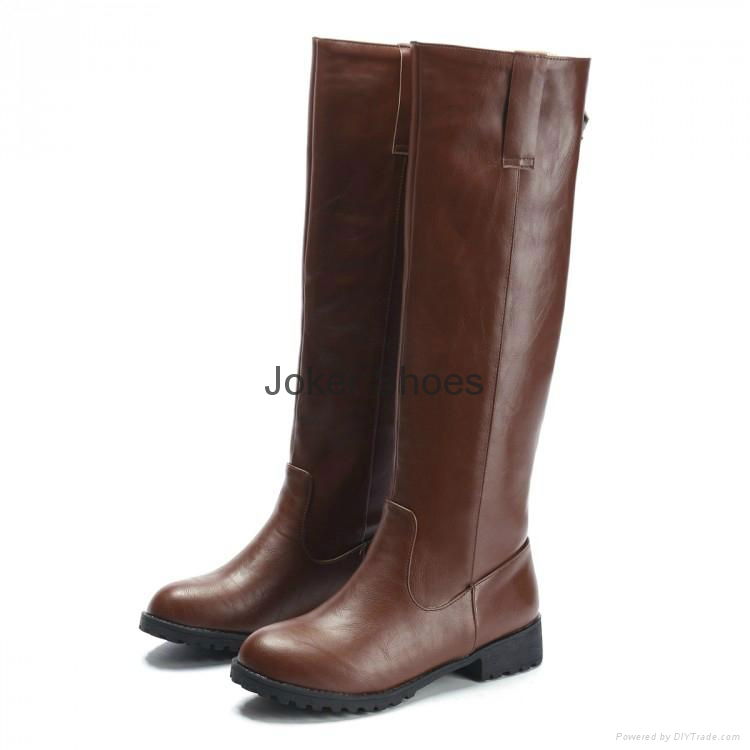 Ladies Fashion Boots Flat Small order quantities size 33-47 5