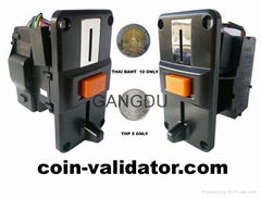 Thai Baht only coin validator Acceptor slot selector