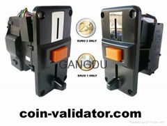 euro only coin validator Acceptor slot