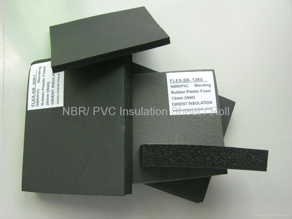 NBR/PVC rubber foam sheet/roll 