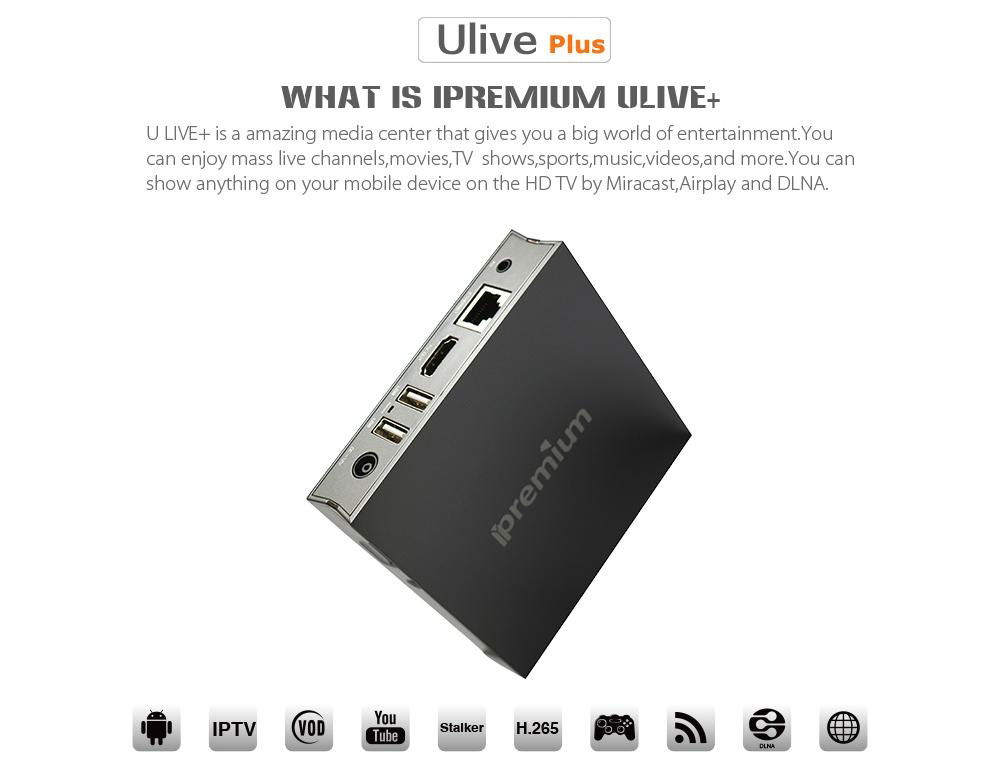 iPremium Ulive plus IPTV Box