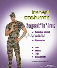 Sergeant Army and Private Costume Dress