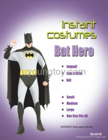 Bat Hero Superhero Costume  batman costume 1