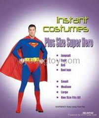 Plus Size Super Hero  Superman Costume