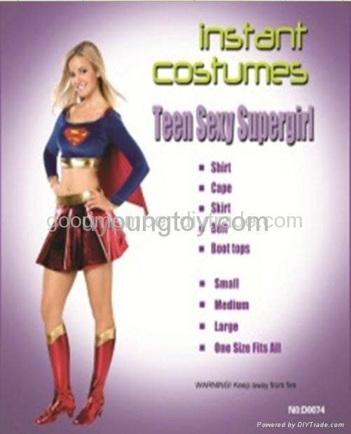 Sexy Super Girl Costume