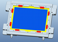 供應治具夾具光學鍍膜夾具掃光治具黃光治具3D玻璃加工治具 1