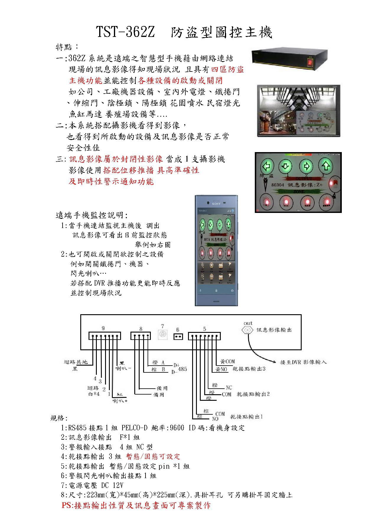 361P 362M&Z显示型图控主机 2