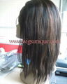 Full lace wigs with 100% Indian remy hair and full hand tied 2