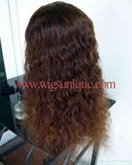 100% human hair full lace wigs 