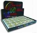Crystal rubber stamp set