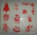 Cling rubber stamp set