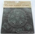Cling rubber stamp set