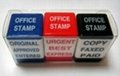 Self-inking stamp set