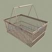 Metal mesh shopping basket 2