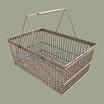 Metal mesh shopping basket