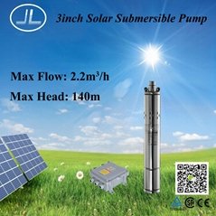 3inch Solar Submersible DC Pump,Self Priming Pump