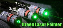 green laser pointer